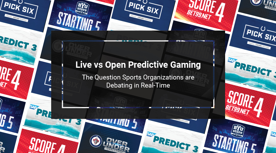 Live vs. Open Predictive Gaming