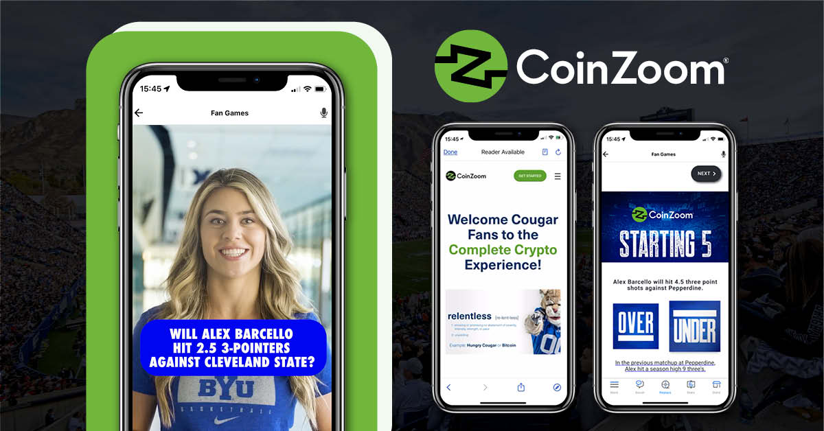 BYU Stadium, Coin Zoom, Fannex Mobile Game play.